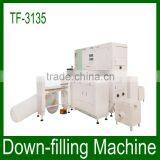 1Fully automatic down-filling machine/Natural-filled duvets /down Jackets filling machine for low price Tf-3135
