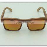 Eco-friendly Handmade Skateboard Wooden Sunglasses Sunglasses Fashion Design Bamboo Sunglasses Polarized Lenses thumbnail-2