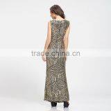 Exquisite Black With Machine Embroidery Sequin Big Size Women Fishtail Dress Evening Dresses Long Best Lady Gown thumbnail-6