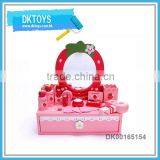 Cute Furniture Toy Wooden Play Dresser Toy With Mirror thumbnail-1
