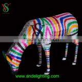New 3D Motif Sculpture Lighted Horse Zebra Led Light for Carnival Outdoor Decoration thumbnail-5