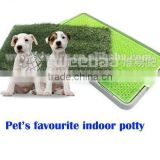 doggy potty indoor Economical Dog Litter Box and Grass Patch that Will Train Your Puppy and Keep Home Clean-S