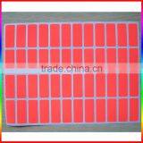 Fluorescence Magenta and Green Paper Sticker in Rectangle thumbnail-2
