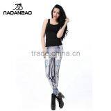 New Arrival Design MECHA CosPlay ROBOT Comic Cartoon Printed Leggins Women Leggings thumbnail-4