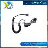 For Mini USB Car Charger With 1.2-1.5m Cable