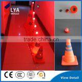 12pcs Leds Cone Traffic Solar Powered