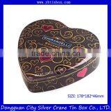 Heart Shaped Chocolate Gift Tin Box for Wedding