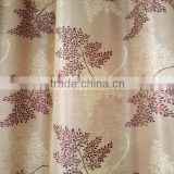 customized window curtain fabric, jacquard fabirc 005 fire retardant blackout fabric for bedroom