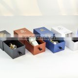 black cardboard paper unique paper gift box packaging,paper perfume printing drawer box,printed cardboard box factory sell