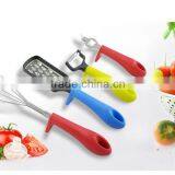 Fashion Eco-friendly Stainless Steel With pp Handle Kitchen Accessoriess Holder/Bottle Opener/egg Whisk 4PCS Dinnerware Set thumbnail-5