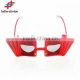 No.1 Yiwu Exporting Commission Agent Wanted Fancy Poker Design Party Event Red Sunglasses thumbnail-1