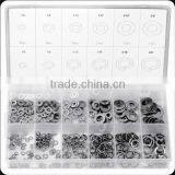 TC 250pc Stainless Steel Flat Spring Washer Assortment