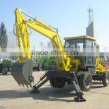 2015 Good Performance Very Cheap 5000wz Mini Wheel Backhoe Loader , Small Backhoe Loader for Sale 2015 Good Performence! thumbnail-2
