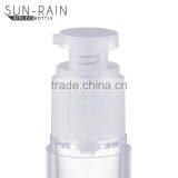 Professional Spring Outside Empty Silver Cosmetic Plastic Airless Bottle 50ml thumbnail-5