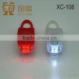 Silicon Small LED Button Battery Operated Flashing Led Light Bicycle Set thumbnail-4