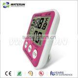 Desktop Digital Temperature Hygrometer With Clock thumbnail-1