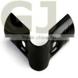 black metal joints for plastic coated steel pipe OD28mm
