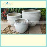 Classic High Fire Clay Planter Garden Concrete Balcony Flower Pot thumbnail-1