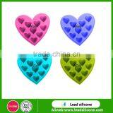 Heart Shaped Silicone Ice Tray,Non-toxic Colorful Flexible Durable Silicone Ice Tray thumbnail-3