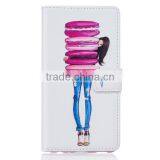 Embossed PU Flip Wallet Leather Phone Case For IPhone 5S SE thumbnail-1