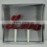 Resin Love Wedding Cake Topper thumbnail-1