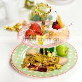 Porcelain/ceramic Three-layer Plate