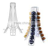 Eiffel Tower Coffee Pod Holder Brand New Rust Resistant Coffee Cup Holder, Silver thumbnail-1