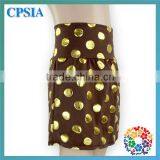 Yellow Fashion Gold Polka Dot Casual Baby Girls Tutu Skirts thumbnail-2