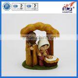 Resin Holy Family Religious Nativity Set Statues for Christmas Decorations thumbnail-1