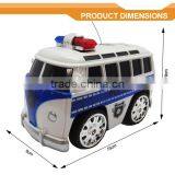 2.4G 2CH Electric Car Remote Control rc Bus Toy With Police Flashlight & Music thumbnail-5