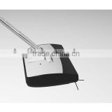 Cordless sweeper with flexible telescopic tube