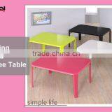 Square Modern Folding MDF Coffee Table, Colorful Living Room Wooden Table thumbnail-1