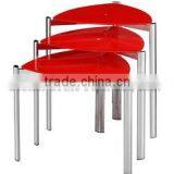 Modern Glass Nesting Table thumbnail-1