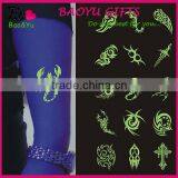 Wholesale Custom Fluorescence Tattoo Sticker Bar Temporary Tattoo Sticker thumbnail-1