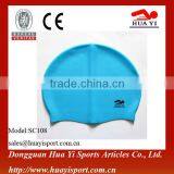 University Patten Sea Silicone Long Hair Pool Center Swim Caps thumbnail-2