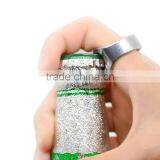 2PCs Stainless Steel Finger Ring Ring-Shape Beer Bottle Opener for Beer Bar Tool thumbnail-1