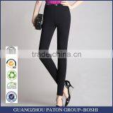 Cotton Elastic Leggings Black Stretch Pants Waist Slimming Leisure Slim Trousers Custom Made as Your Need thumbnail-1