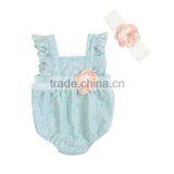 New Arrivals Baby Clothing Baby Girl Rompers Baby Jumpsuit Kids Seaside Clothing With Headband thumbnail-2