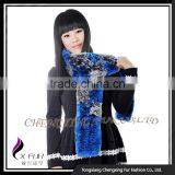 CX-S-164E China Suppliers Wholesale In Stock Rex Rabbit Fur Sexy Lady Fur Scarf thumbnail-5