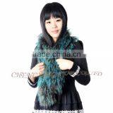 CX-S-40B Colorful Genuine Mongolian Lamb Fur Scarf thumbnail-1