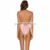 Sunny Day Seaside Party One Piece Hi Cut Leg Openings Sexy Lady Swimsuit Custom Nylon Spandex Women One Piece Swimwear Wholesale thumbnail-5