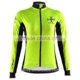 BEROY Custom Cycling Jersey Original, Neon Green Long Sleeve Cycling Clothing Set With Fleece Lining thumbnail-1