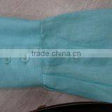 2017 Latest Pattern Linen Fabric Casual Mens Shirts With Contrast Color on the Collar thumbnail-4