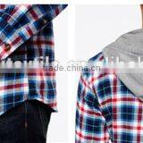2016wholesale Latest Cheap Check Plaid Cotton Flannel Shirts for Men thumbnail-4