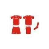 Heat Transfer / Sublimation Printing Soccer Team Uniforms With Shorts and Socks Cool Dry