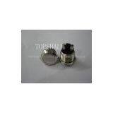 Round Plastic Button Metal Switch,black Plated Round Head Metal Push Button Switch thumbnail-3