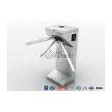 Full Height Entrance Mechanical Tripod Turnstile Gate Stainless Steel RFID Coin