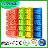 Custom Logo Colorful Premium Quality Private Label Silicone Lego Creative Reusable Ice Cube Maker