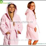 New OEM 100%Bamboo Terry cloth bathrobe Kids robes Unisex