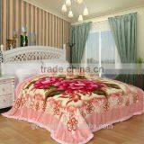 Hot Selling Polyester Acrylic Raschel Printed Mink Blanket thumbnail-3